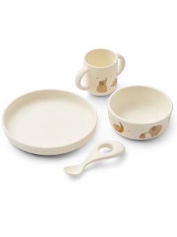 Set repas 4 pièces Vivi | Elefant