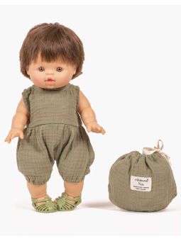 Barboteuse Noa | Vert tilleul
