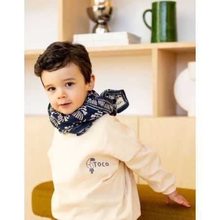 Grand foulard Latika| Tresse graphite