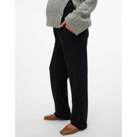 Pantalon grossesse droit casual | Lif noir