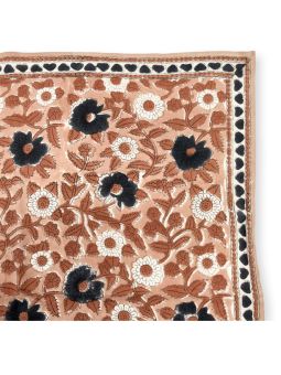 Grand foulard Latika| Coeur praline