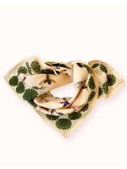 Petit foulard Manika | Cerisier