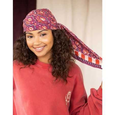 Grand foulard Latika | Cactus cherry