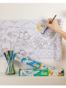 Rouleau coloriage adhésif | Kawaii