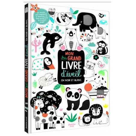 Mon très grand livre d'éveil| En noir et blanc
