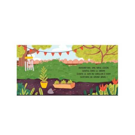 Livre douces histoires sonores | Le jardin