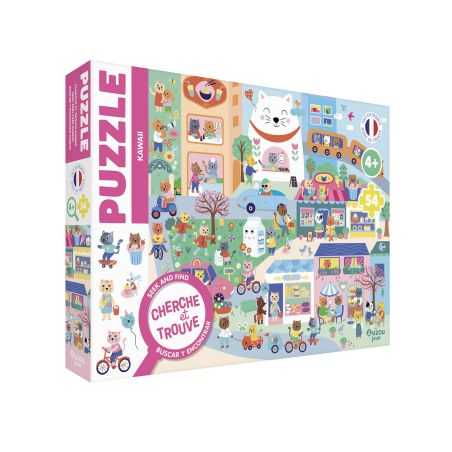 Puzzle Cherche et Trouve 54 pièces| Kawaii