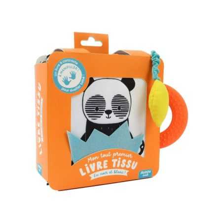 Livre tissu | Noir et blanc