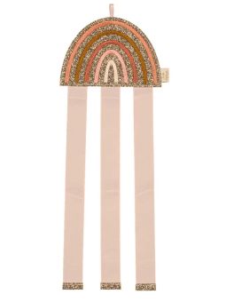 Porte barrettes mural | Arc-en-Ciel rose