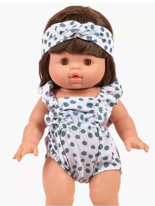 Barboteuse Lou et bandeau | Thelma pois