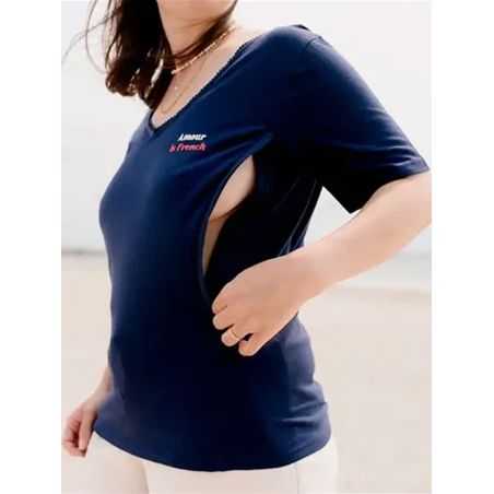 T-shirt allaitement | Amour is french