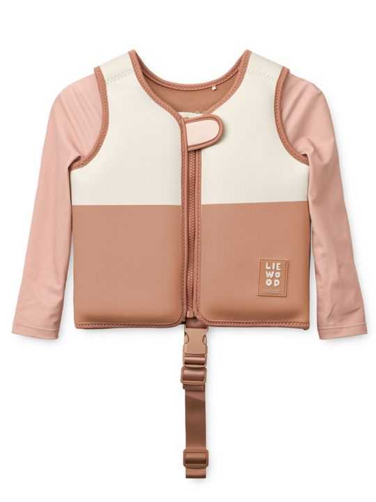Gilet flottaison Dove avec manches | Tuscany rose