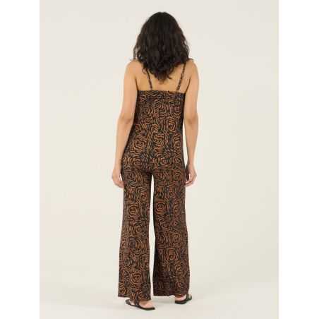 Combinaison bustier maternité Irma | Marron