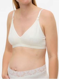 Soutien gorge allaitement Leyla | Blanc