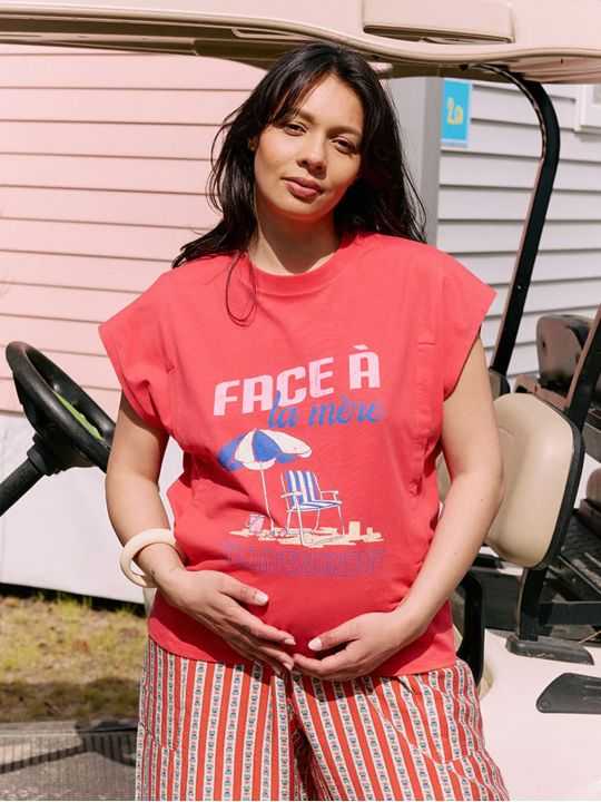 Tee shirt allaitement | Face à la mère