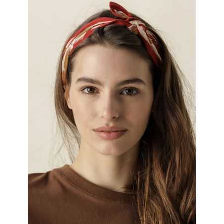 Petit foulard Dupitta | Zinnia fiesta
