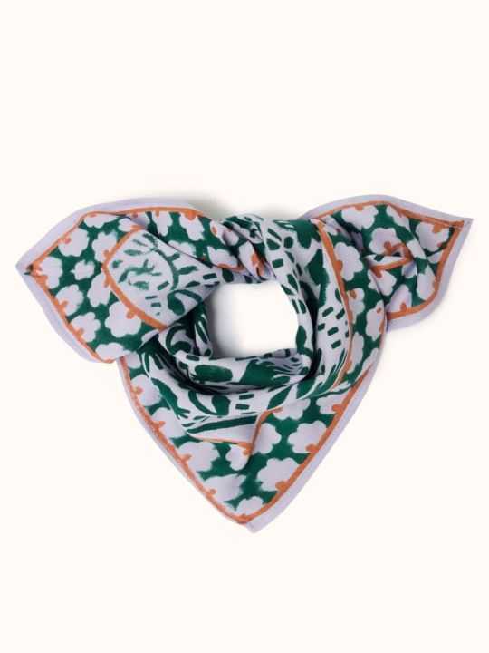 Petit foulard Manika | Garden lilas