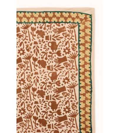 Grand foulard Latika | Garden macadamia