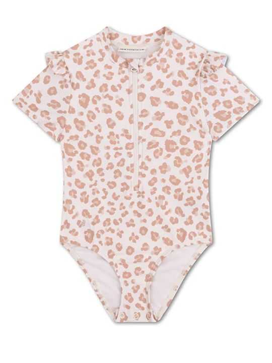 Maillot de bain manches courtes | Léopard
