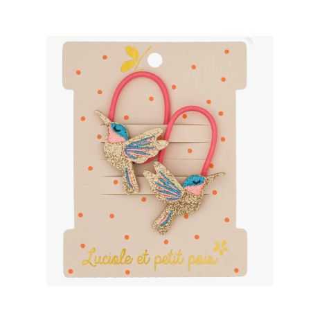 Duo mini élastiques | Sunny le colibri