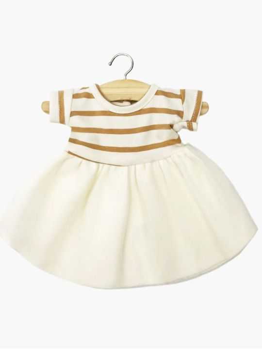 Robe tutu Rosana | Rayures beige