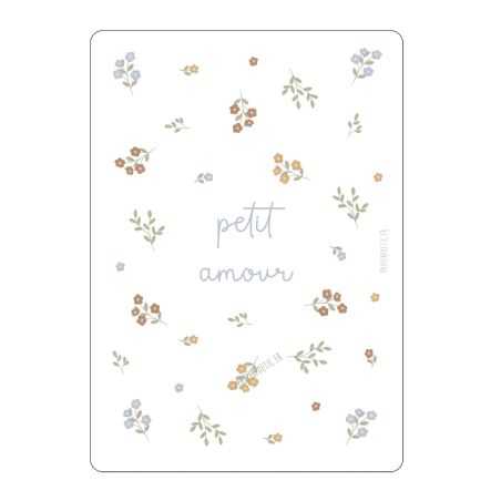 Carte Petit amour fleuri