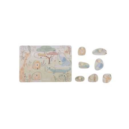 Puzzle sonore en bois | Safari Friends