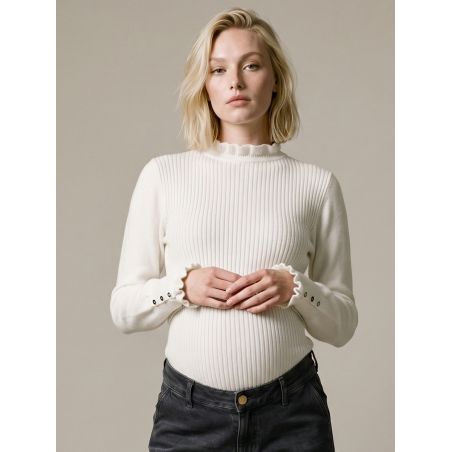 Pull grossesse allaitement | Dorothée ivoire