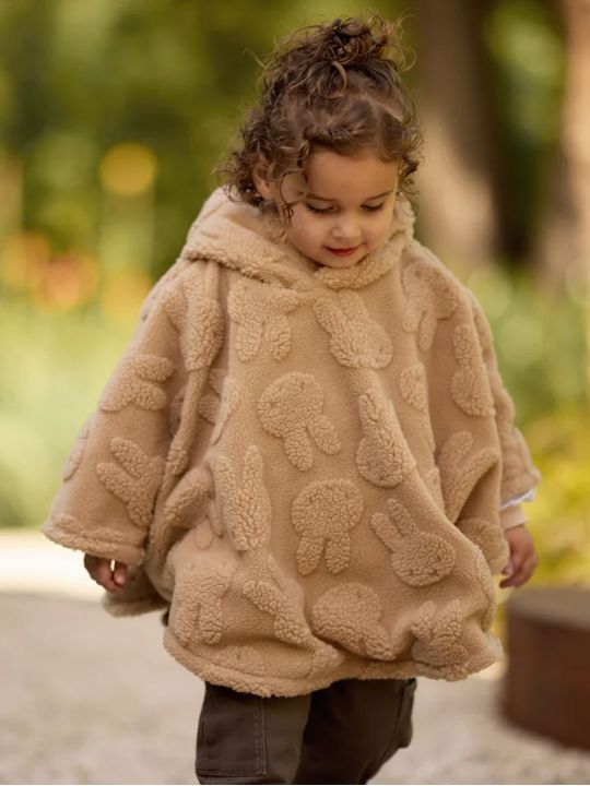 Poncho bébé hiver | Miffy biscuit