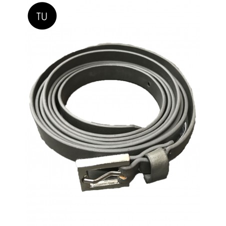 Ceinture grise double tour femme enceinte